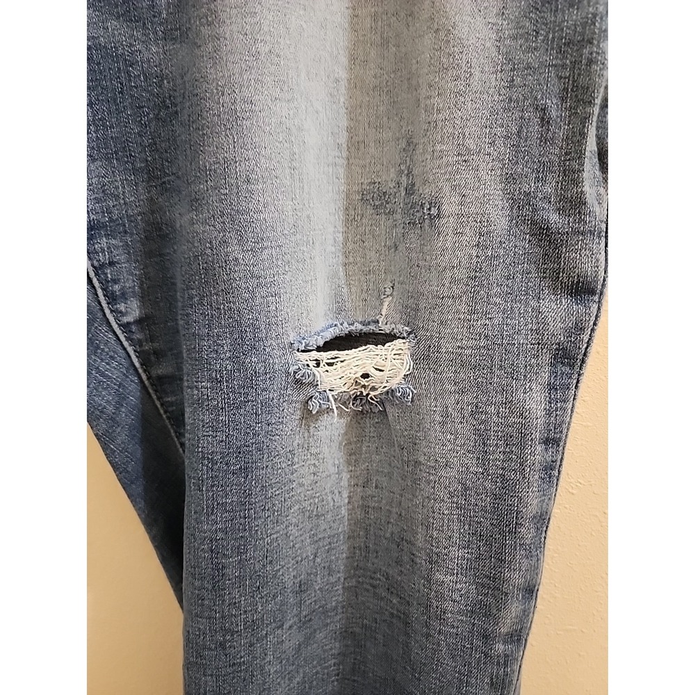 Pistola Distressed Denim Jeans Pants Skinny Stretch Frayed Hem Size 18W - Picture 4 of 16